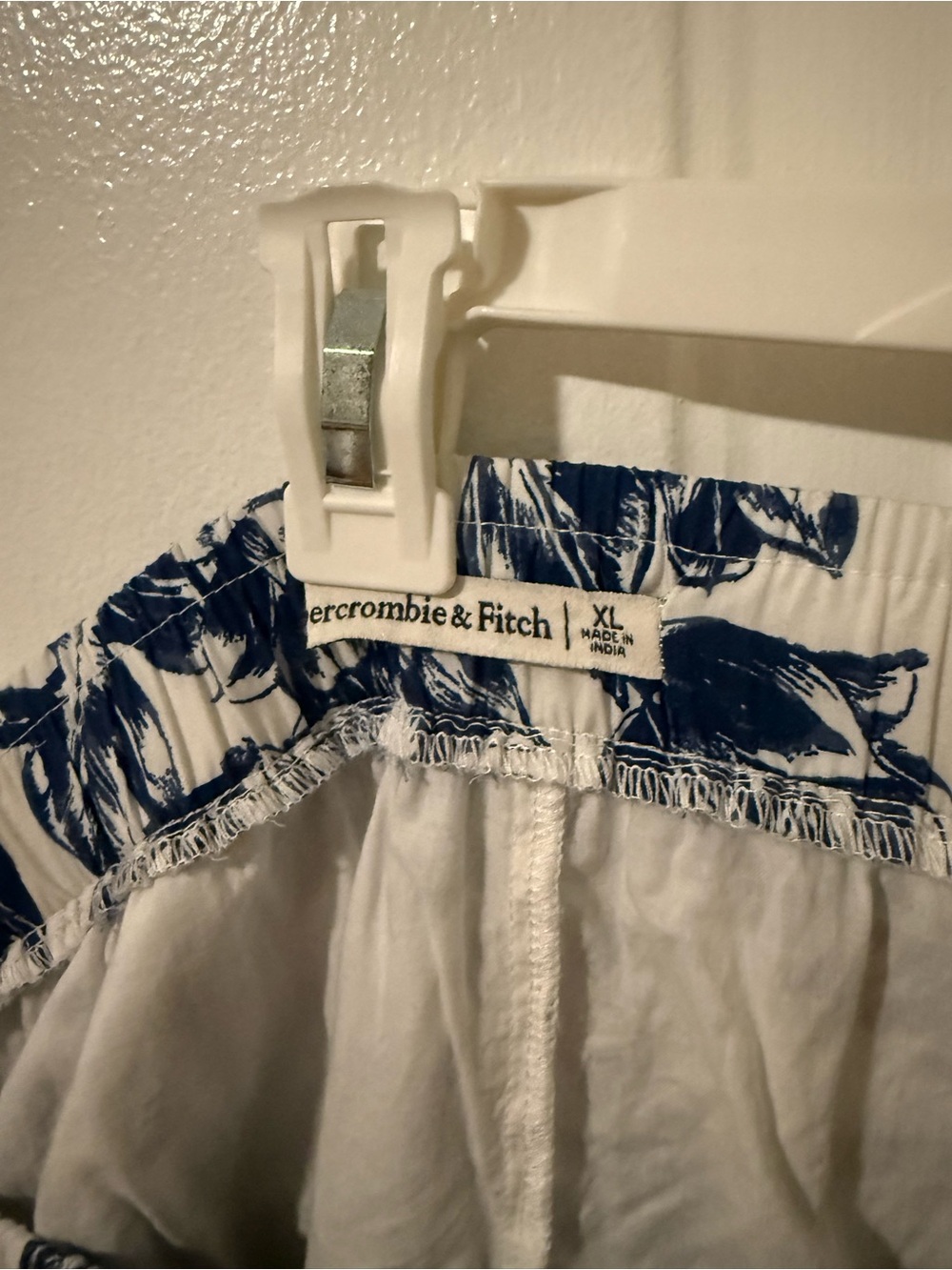 Abercrombie Blue and White Floral Tiered Maxi Skirt - Picture 2 of 5
